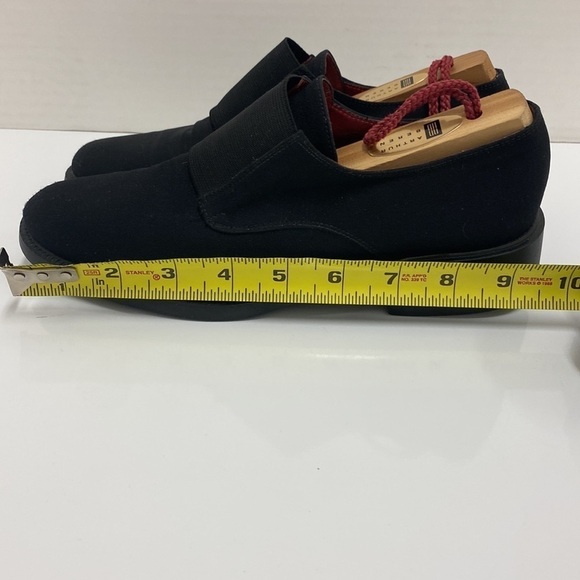 Salvatore Ferragamo women’s black fabric slip on dress shoes 6.5 - Picture 6 of 7